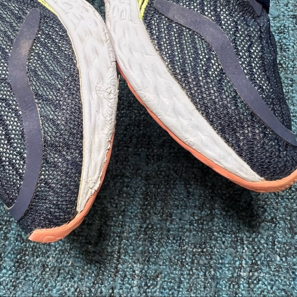 New Balance Fresh Foam Tempo Sneakers in Indigo Pink Lemon - Picture 9 of 10